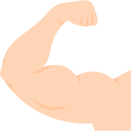 Bicep icon for confidence