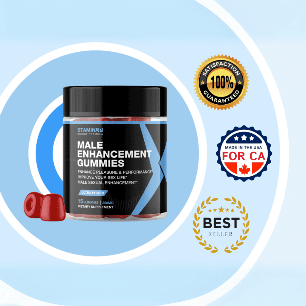 StaminUp product with satisfaction badges